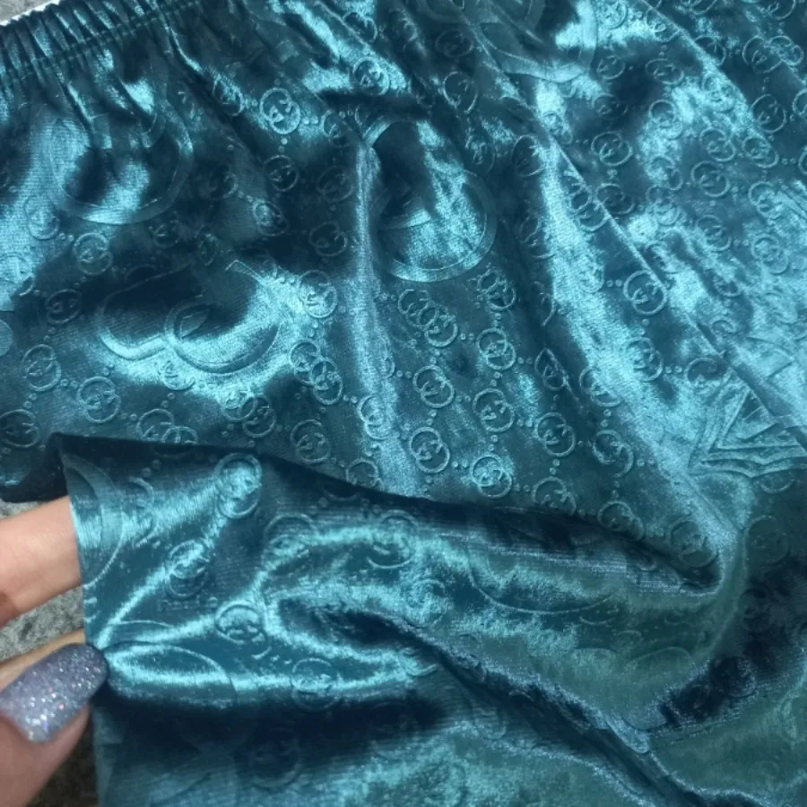 تاپ و شلوارک مخمل گوچی