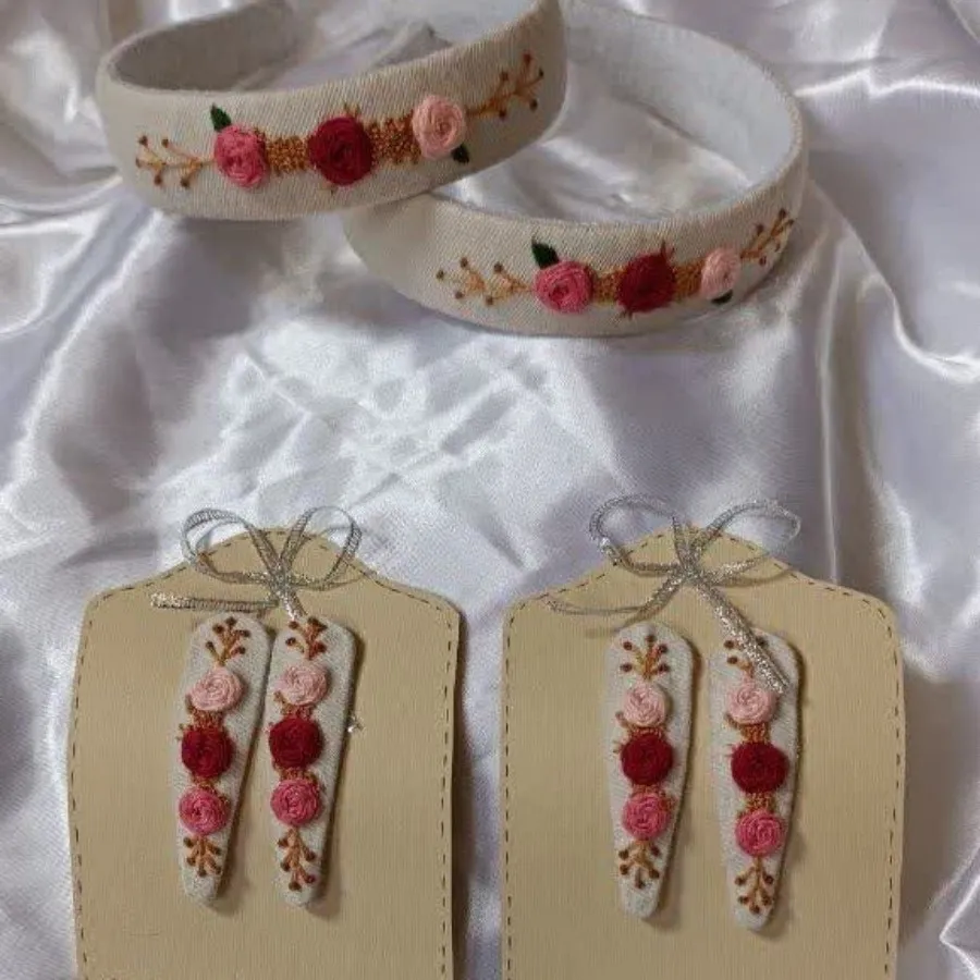 ست گلسر و تل گلدوزی