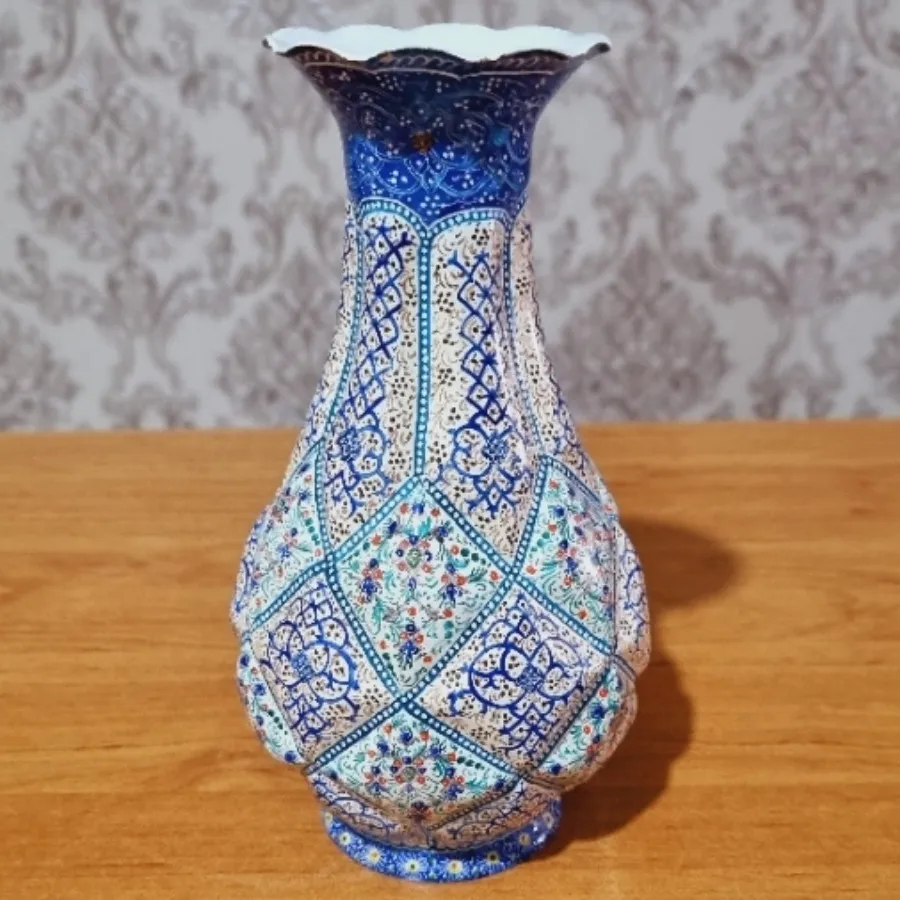 گلدان میناکاری