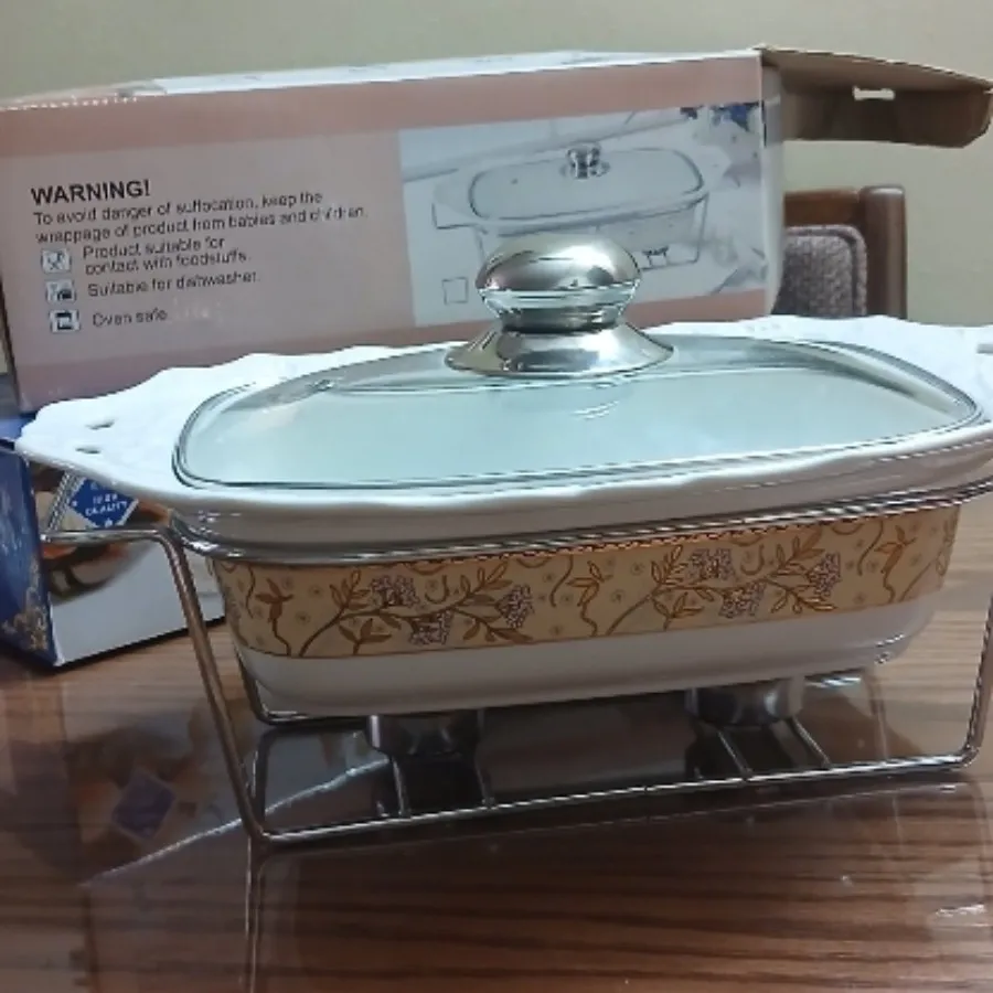 ظرف سوفله خوری وارمر دار