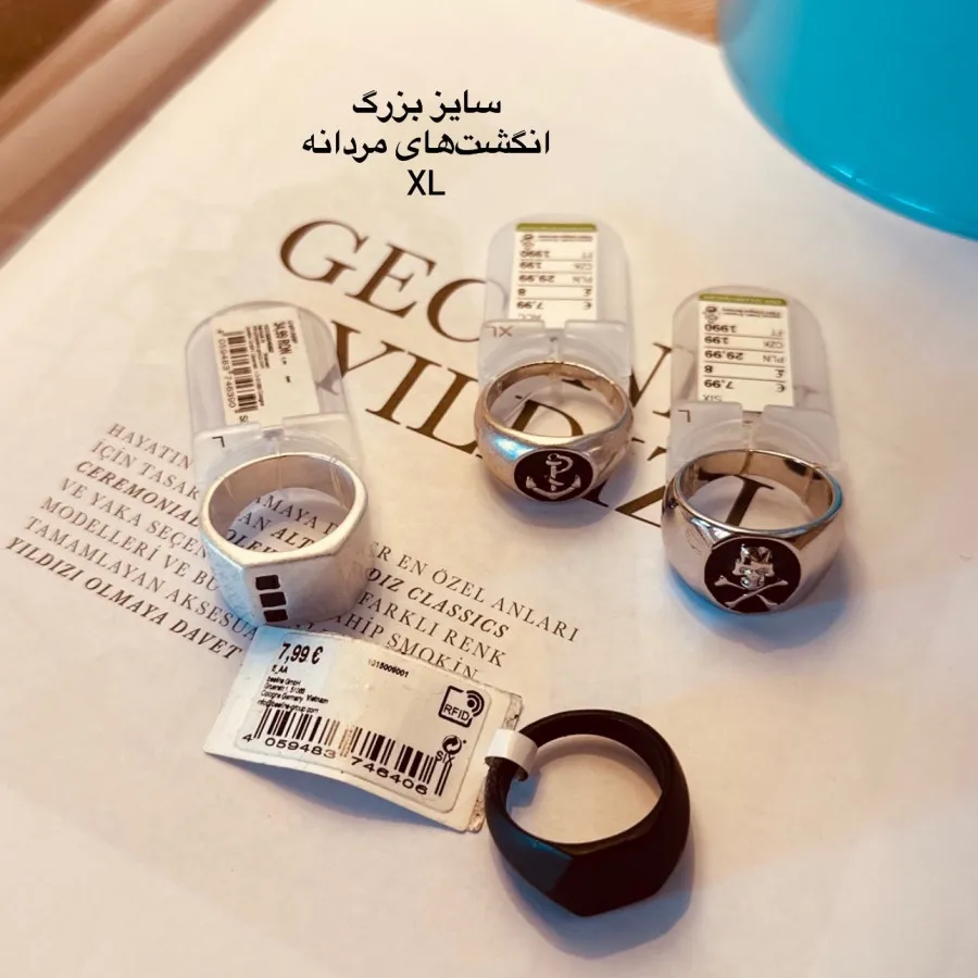 انگشترهای مردانه وارداتی