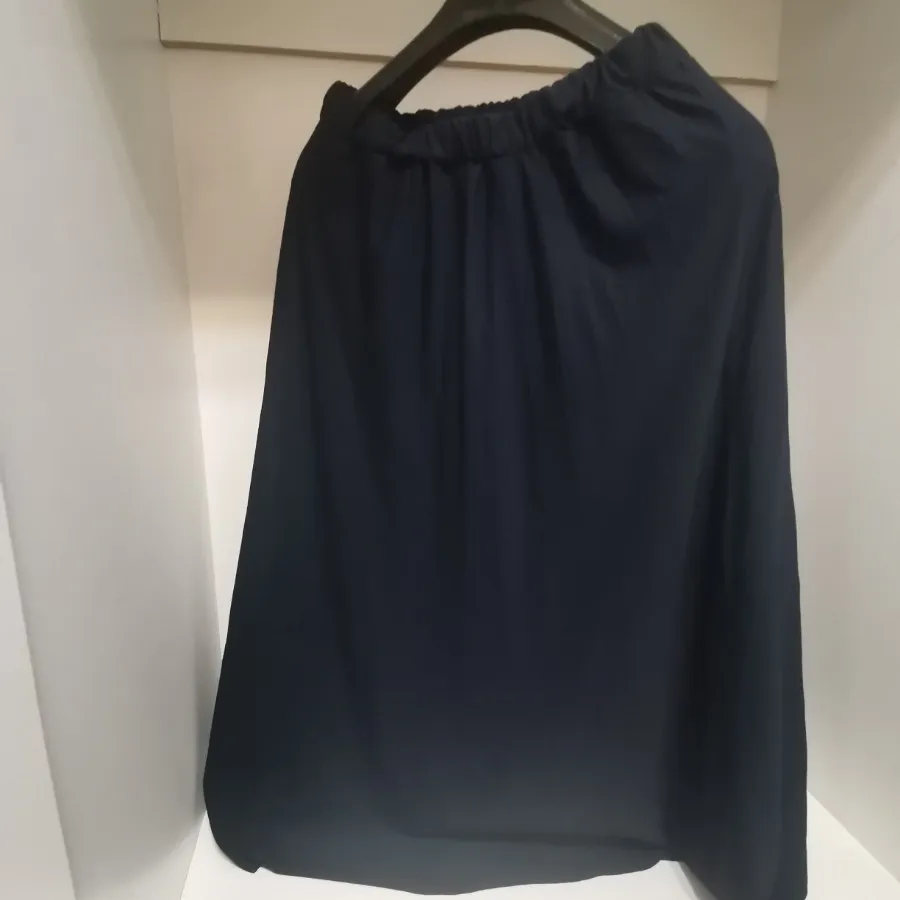 دامن سرمه ای پلیسه