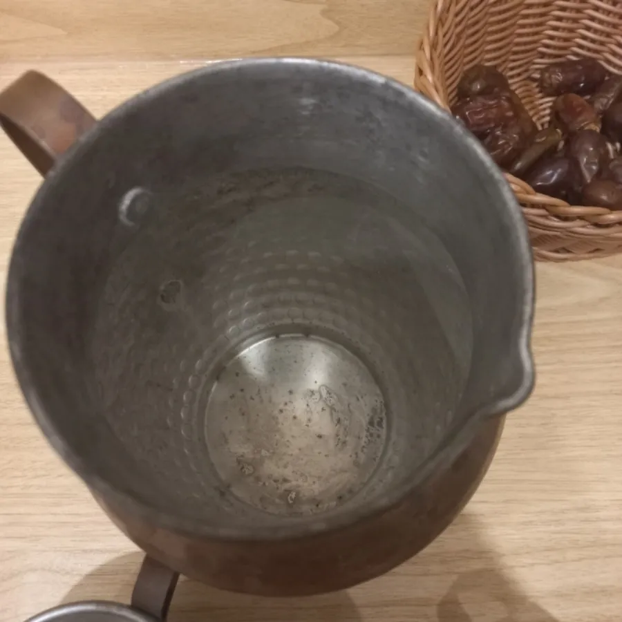 پارچ و لیوان مسی