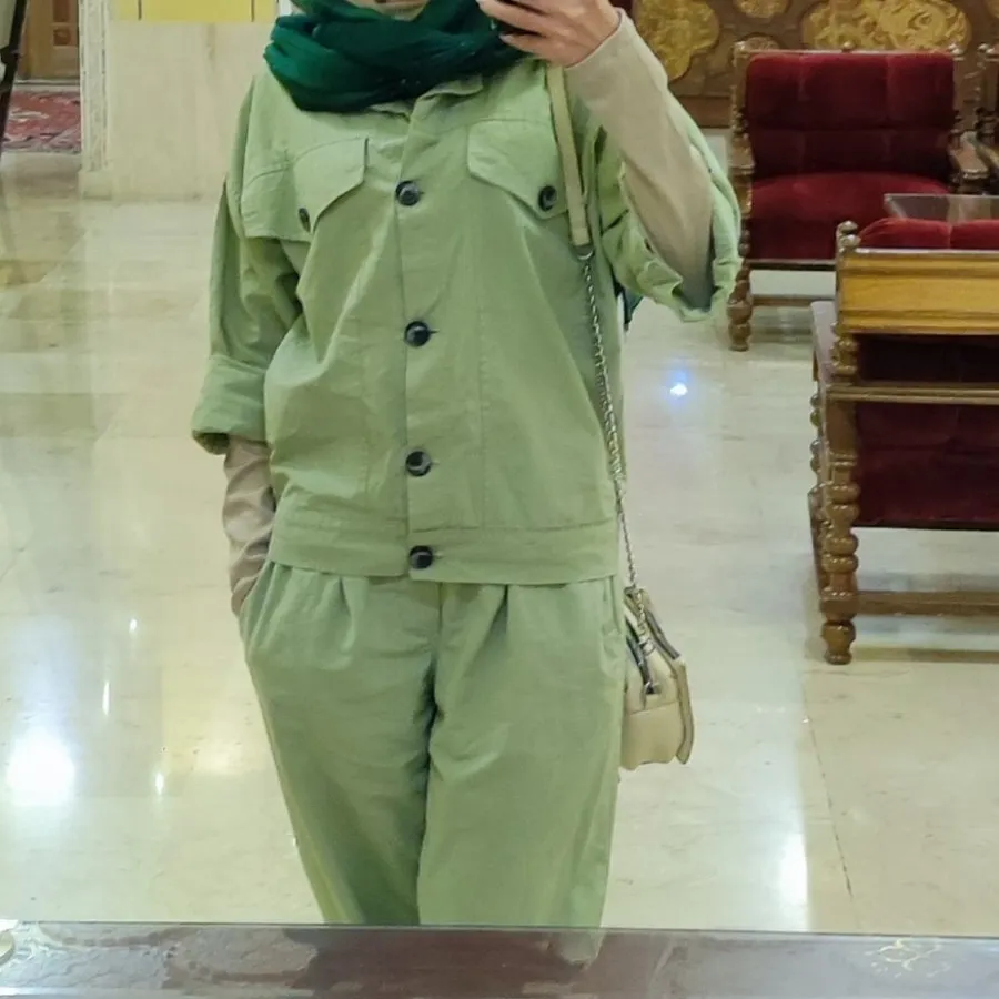 ست لینن سبز