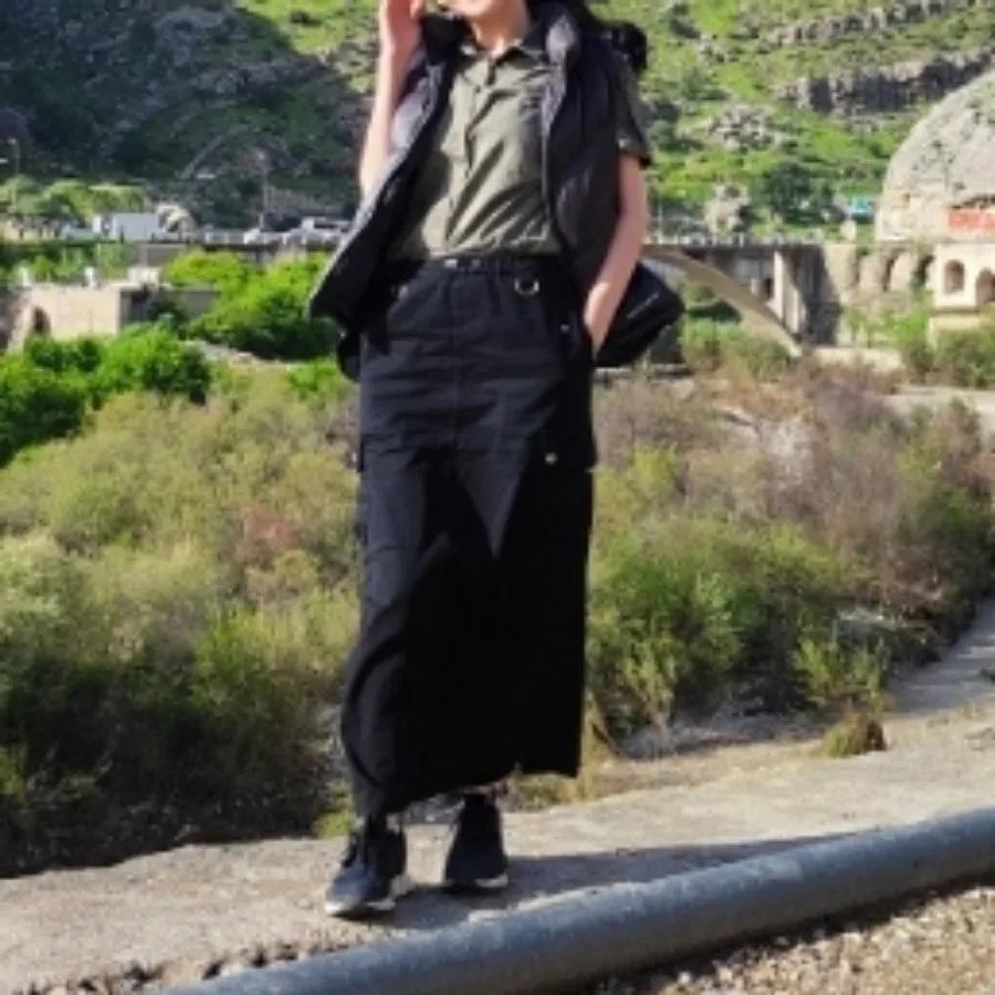 دامن کارگو مشکی