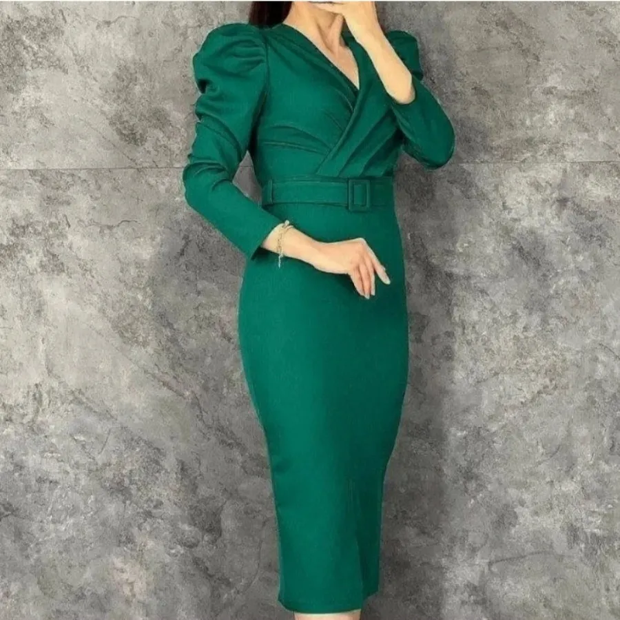 پیراهن کرپ مجلسی زنانه