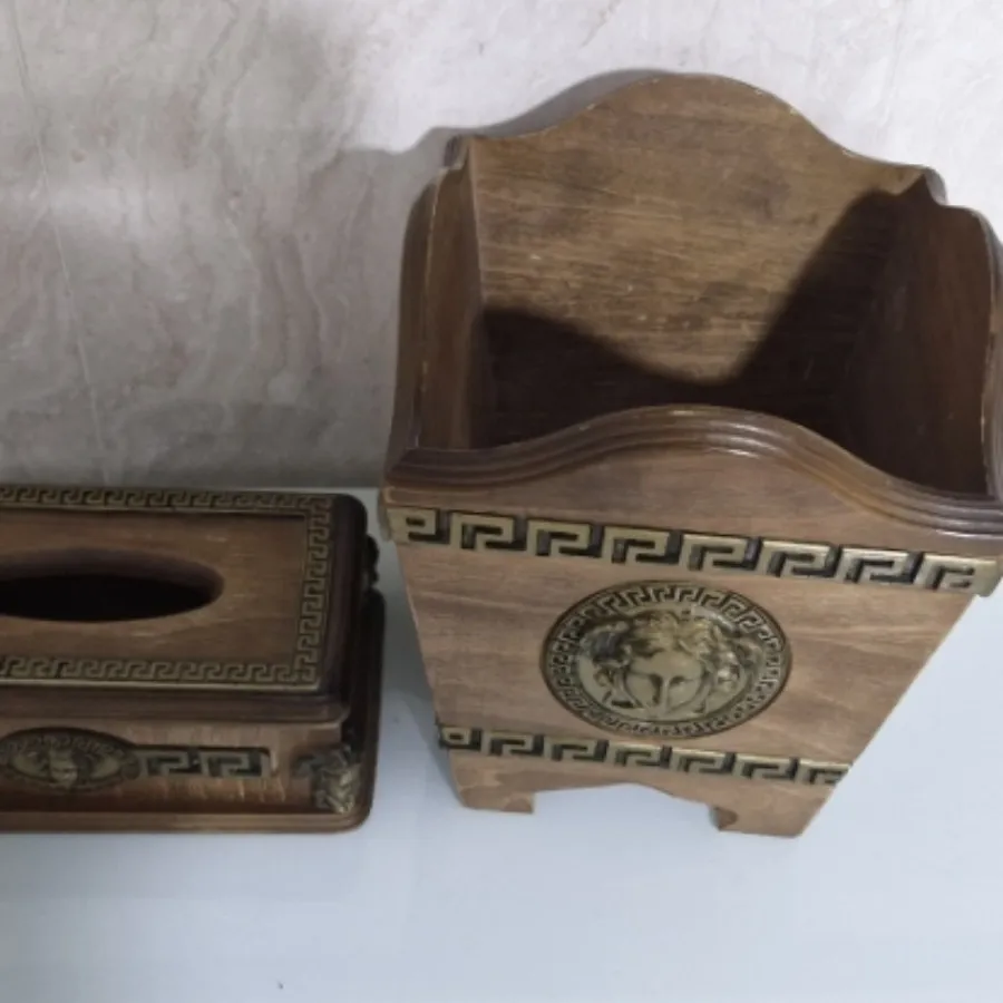 جا دستمال کاغذی سطل آشغال