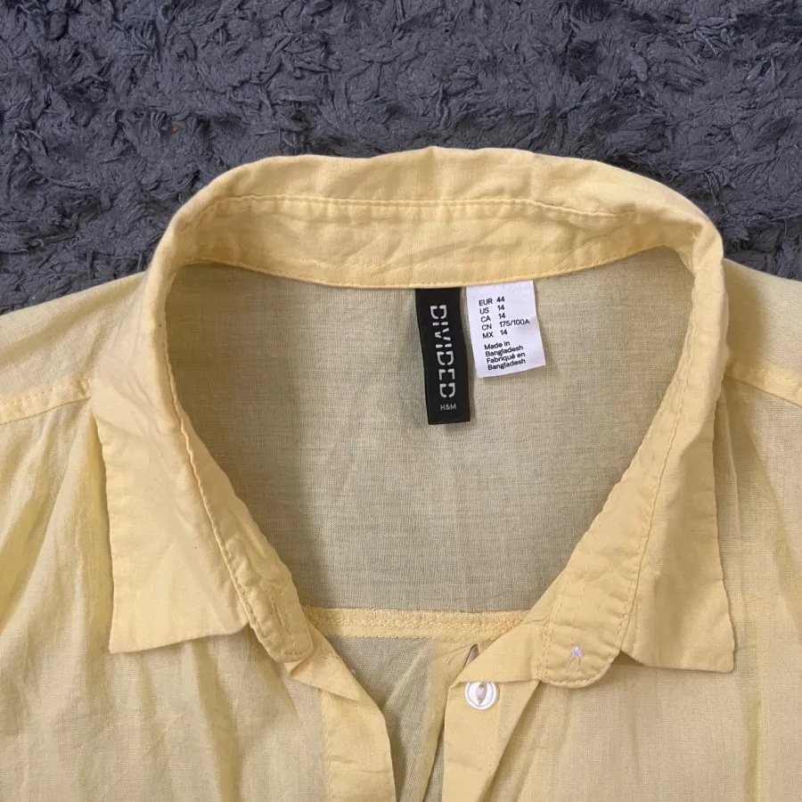 شومیز لینن زرد H&M