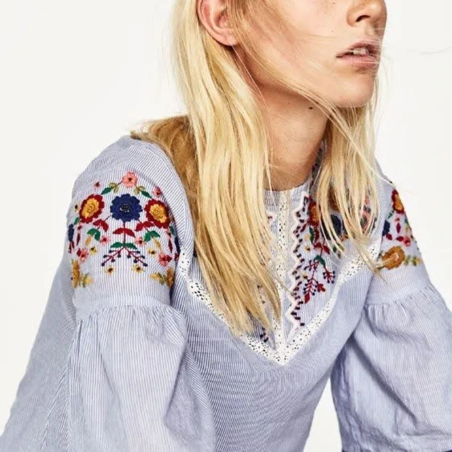 شومیز گلدوزی Zara