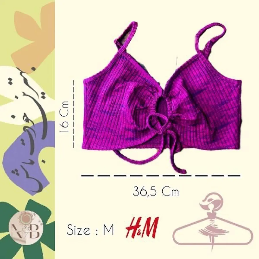 کراپ تاب نیم تنه H&M