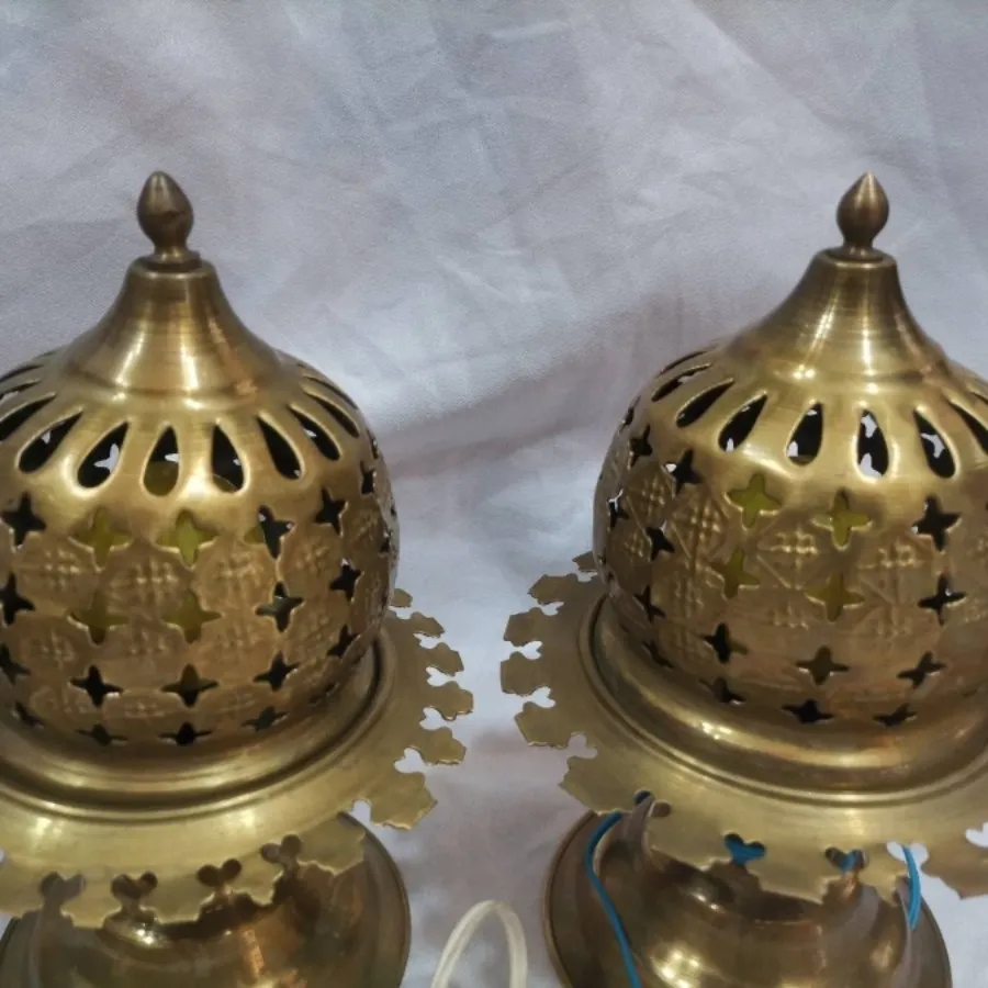 چراغ خواب برنجی آنتیک