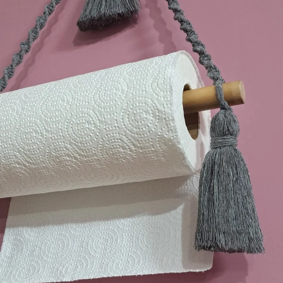 آویز حوله/دستمال مکرومه