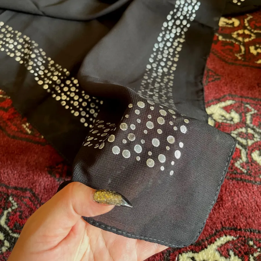 روسری حریر ژورژت