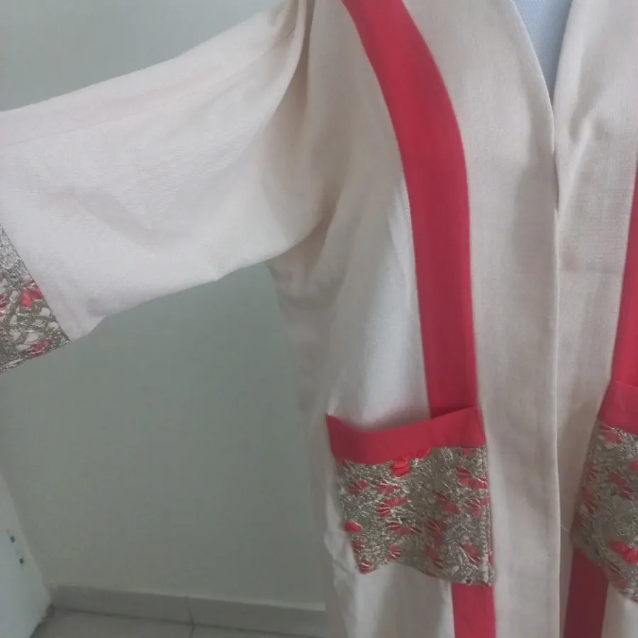 مانتو مجلسی کرم سایزبزرگ