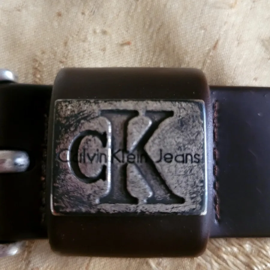 کمربند چرم اورجین برند CK