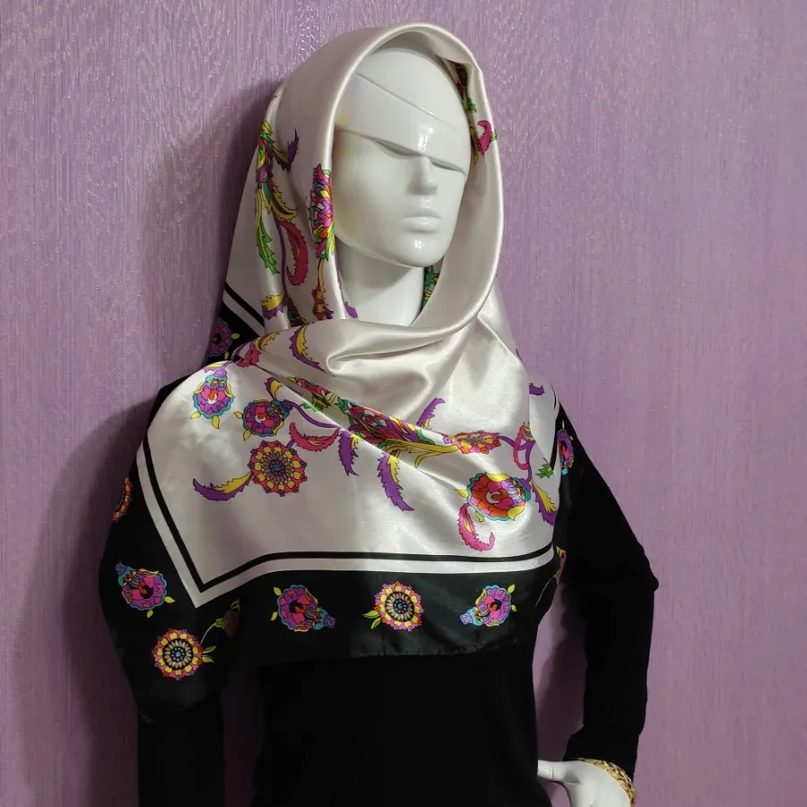 روسری ساتن مجلسی