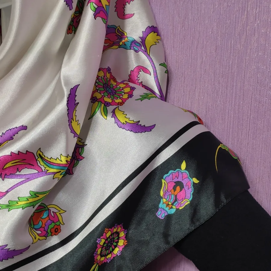 روسری ساتن مجلسی