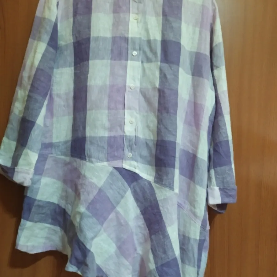 تونیک چهارخونه نخی
