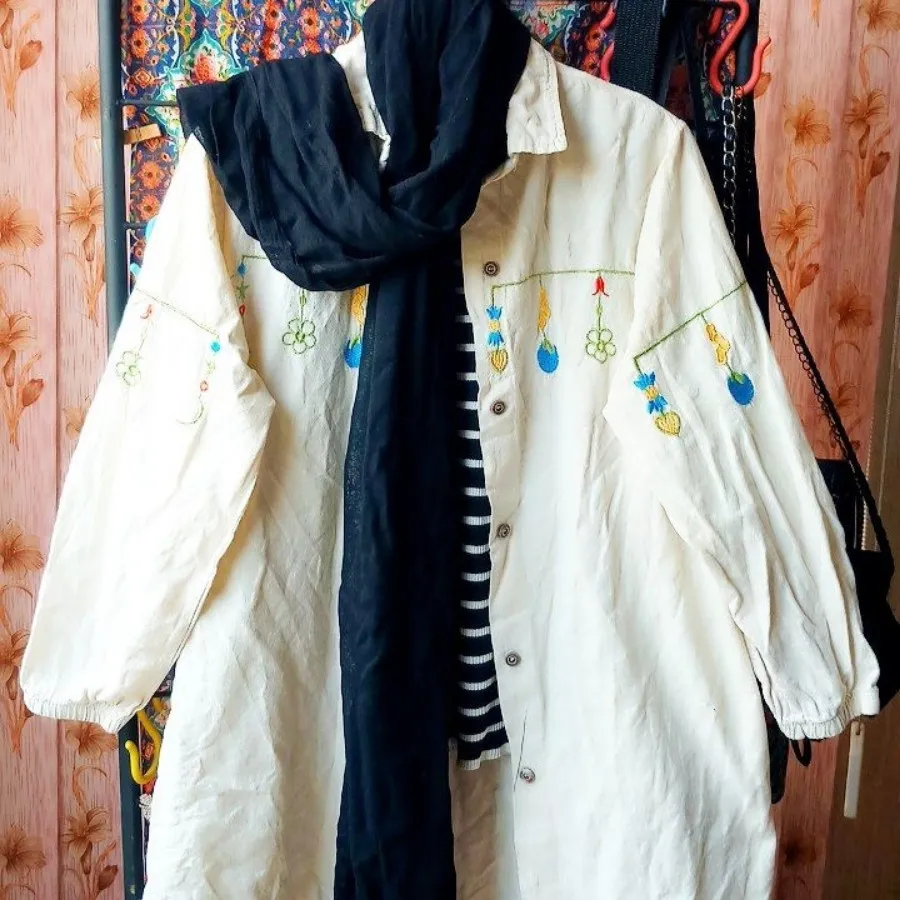مانتو خنک وخوشگل
جنس کنفی