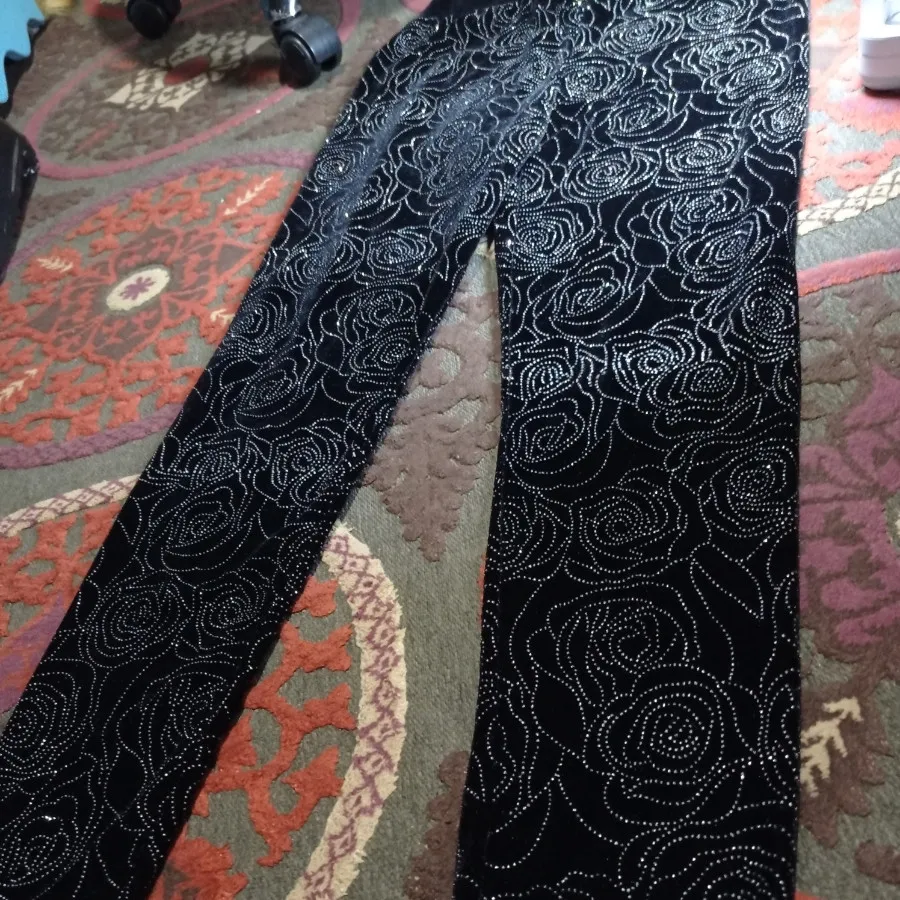 شلوار مجلسی مخمل نقره کوب