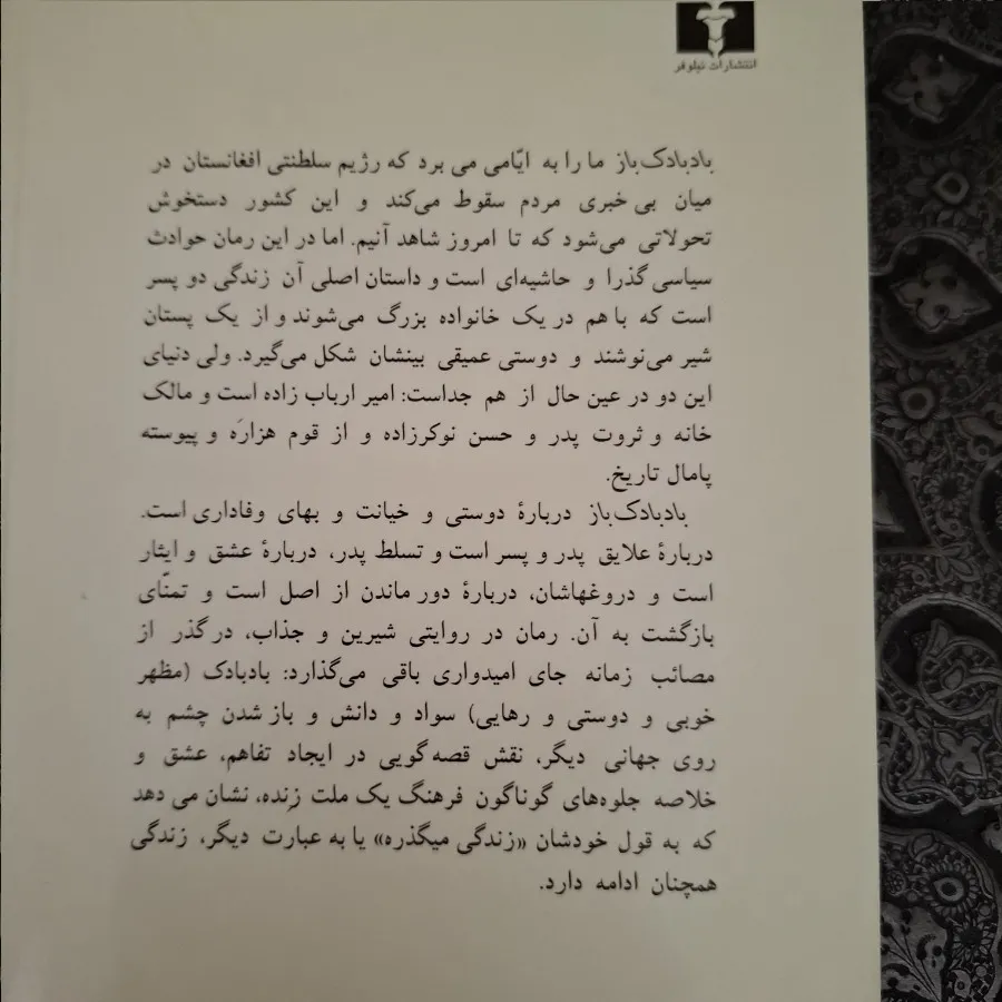رمان بادبادک باز