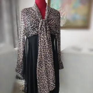 لباس مجلسی حریر پلنگی