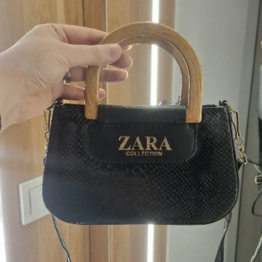 کیف دسته چوبی زارا