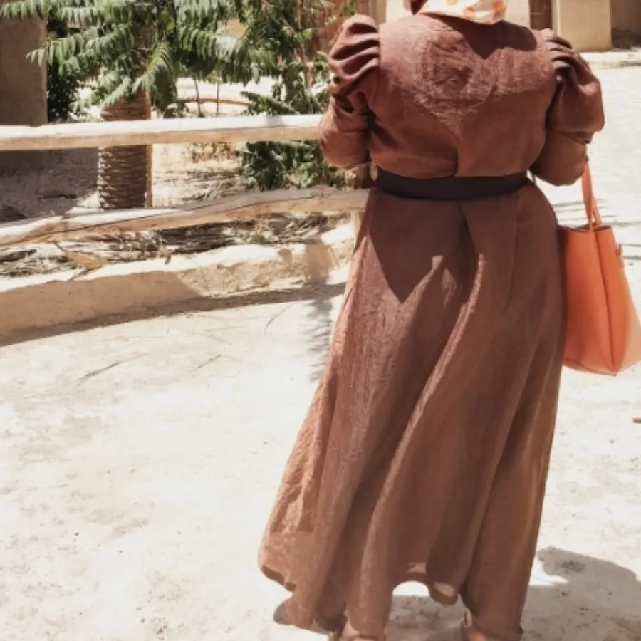 مانتو بلند عروسکی