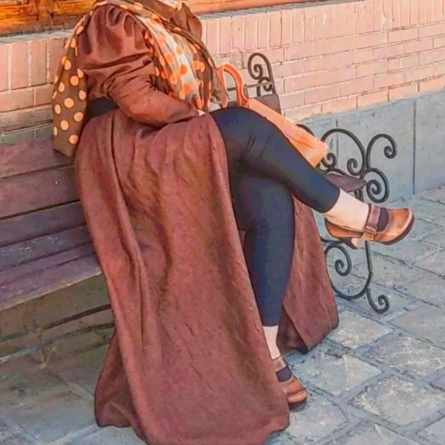 مانتو بلند عروسکی