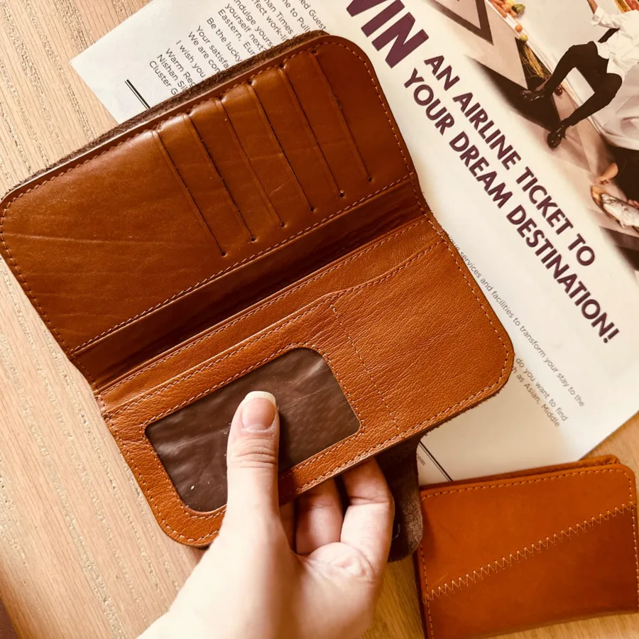 کیف پول چرم طبیعی