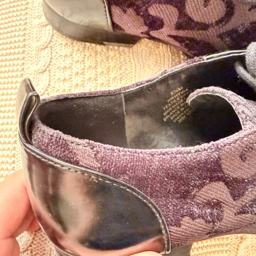 کفش چرم و مخمل nine west