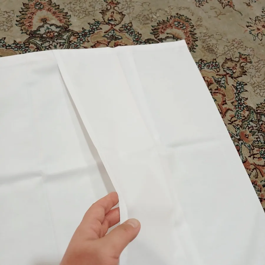 روبالشتی سفید ساده