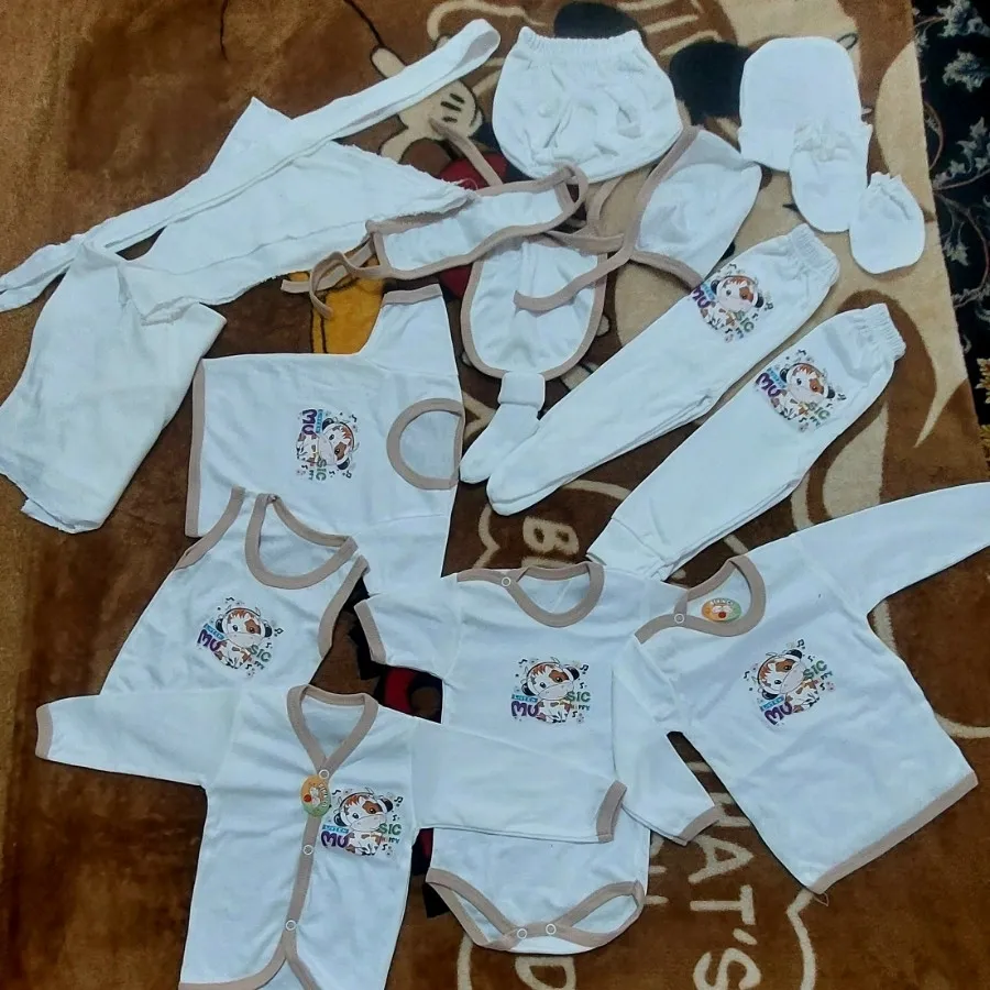 لباس نوزادی نوزده تیکه