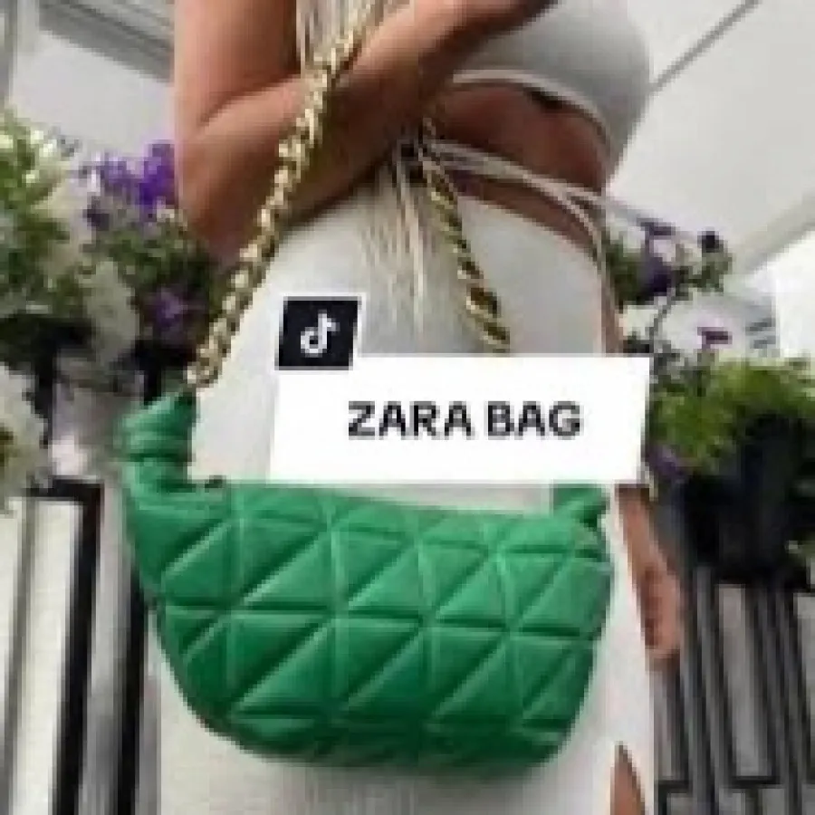 کیف زارا سبز