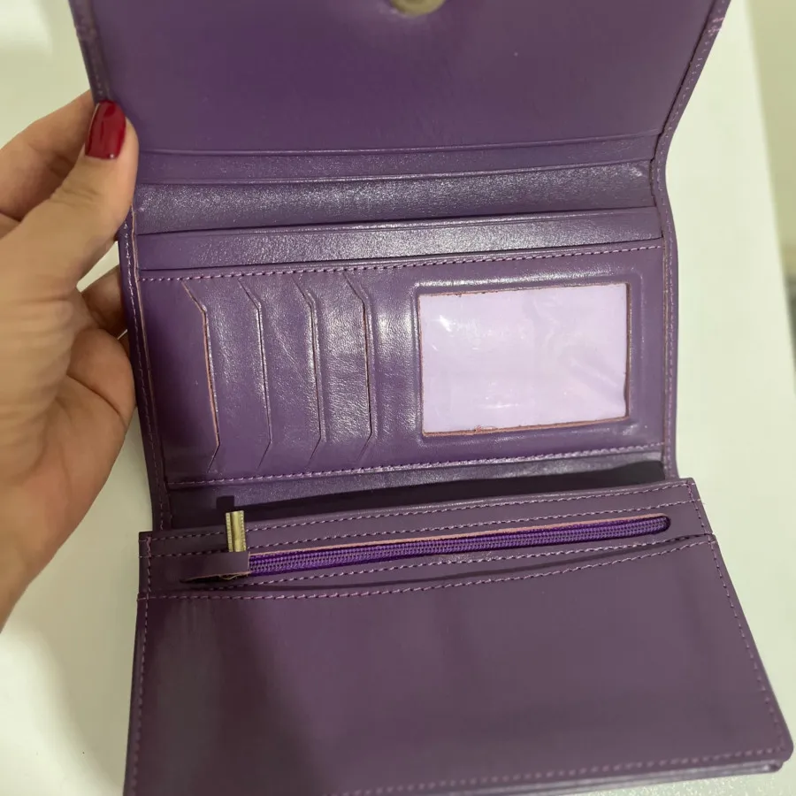 کیف پول زنانه بنفش