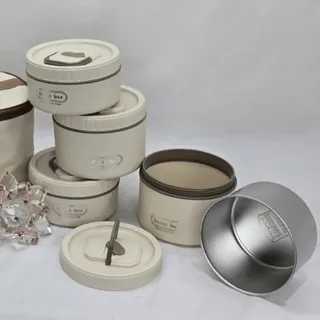 ظرف غذا استیل 4تیکه