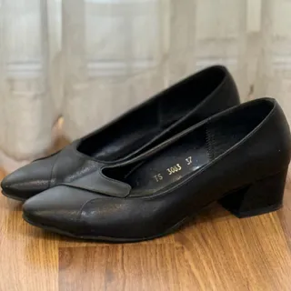 کفش چرم مشکی