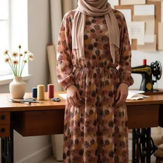 ساحلی زنانه نخی طرحدار