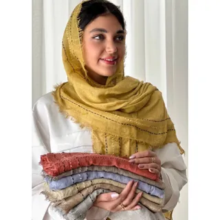 شال نخی کوک دوزی