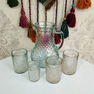 پارچ و لیوان خشتی