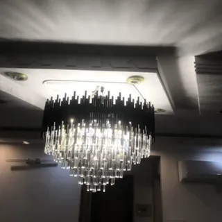 لوستر فلزی مشکی