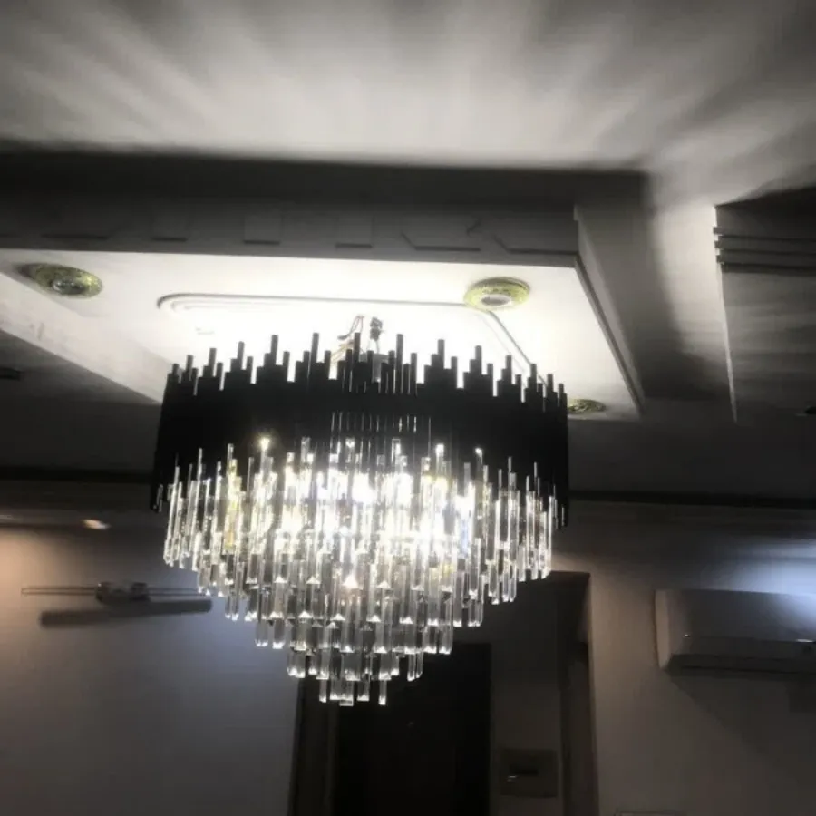 لوستر فلزی مشکی