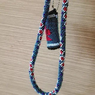 ست گردنی و جاکلید دستبافت