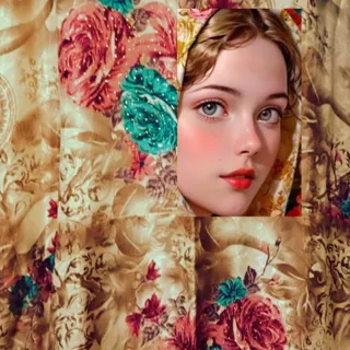 چادر ساتن عروس
