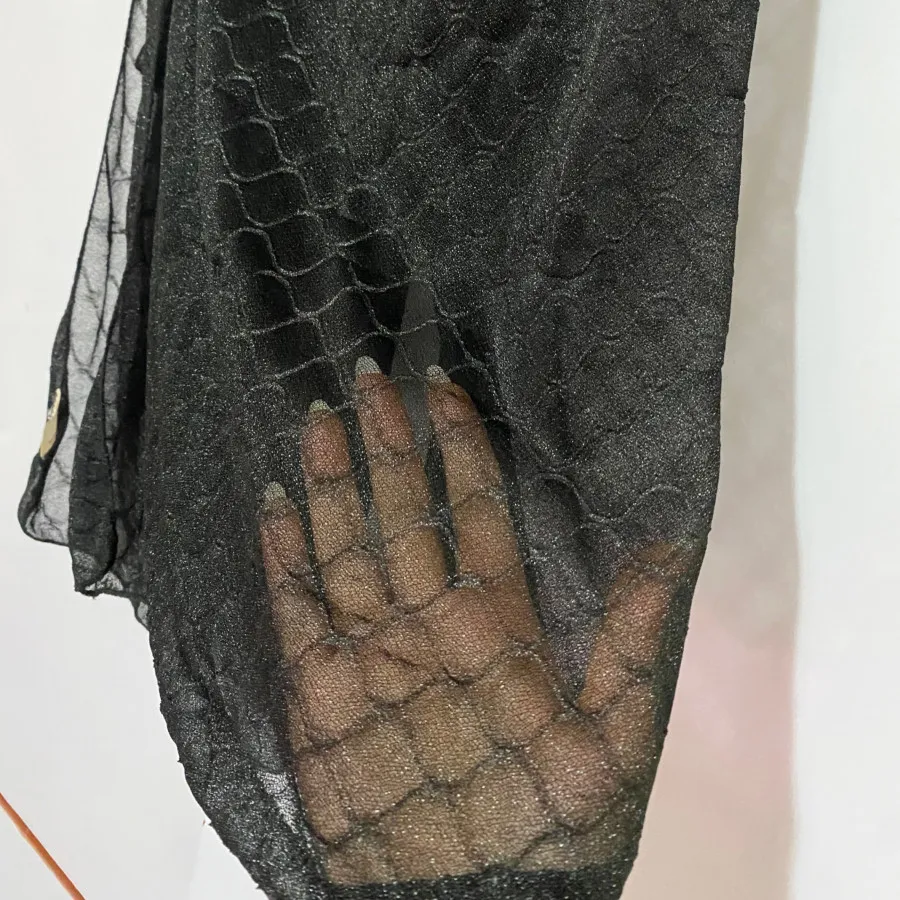 شال مشکی مجلسی