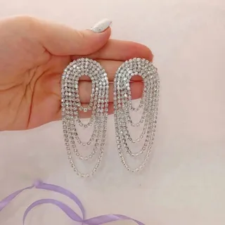 گوشواره فول نگین