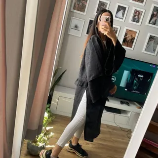 مانتوی مزونی ژاکارد