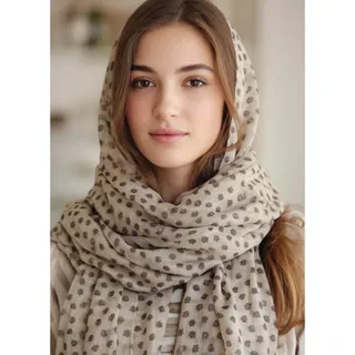 شال نخی گلدار