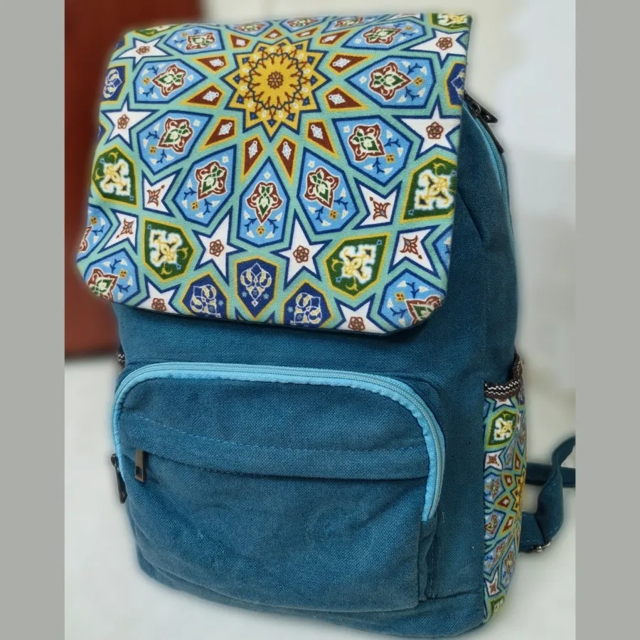 کوله پشتی آبی ایرانی