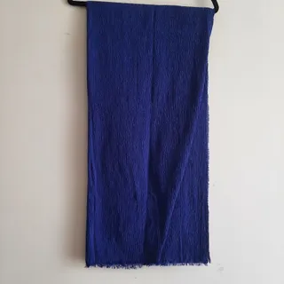 شال پفکی آبی کاربنی نو
